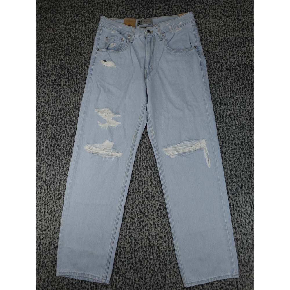 Levi's SilverTab '94 Baggy Jeans Womens 30x30 Light Wash Distressed Ripped